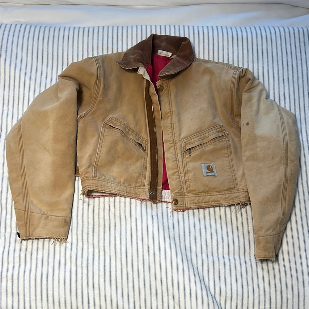 Carhartt Tan Cropped Jacket
